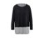 Schwarzes 2-in-1-Sportshirt.
