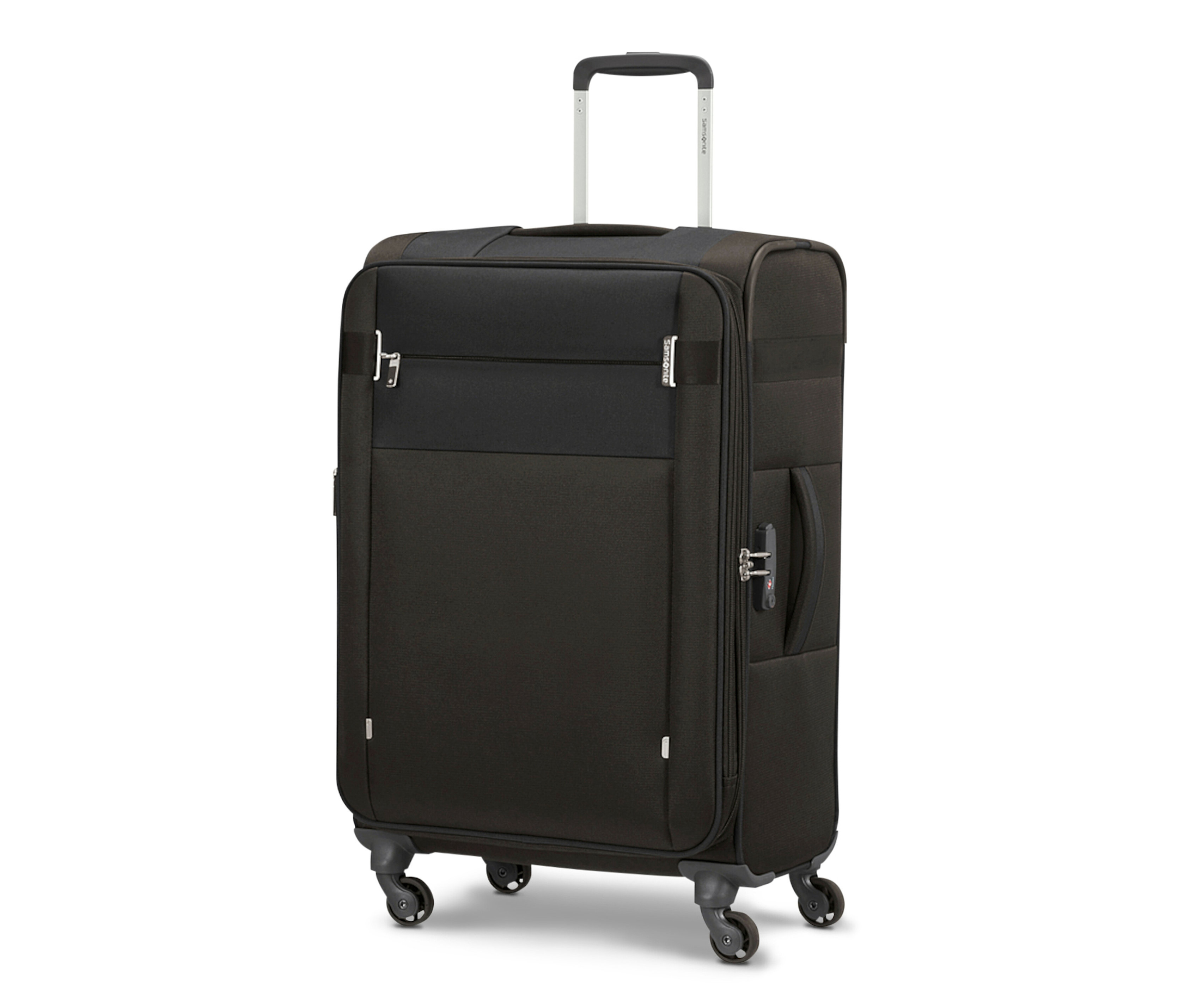 Schwarzer Samsonite CITYBEAT SPINNER Trolley, groß.