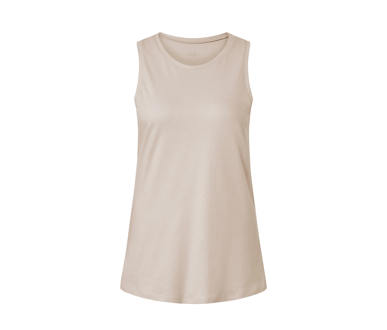 Beiges Sporttop.