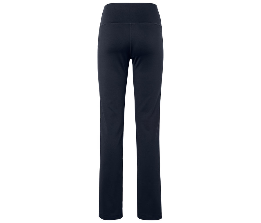Marineblaue Sportleggings mit hohem Bund.