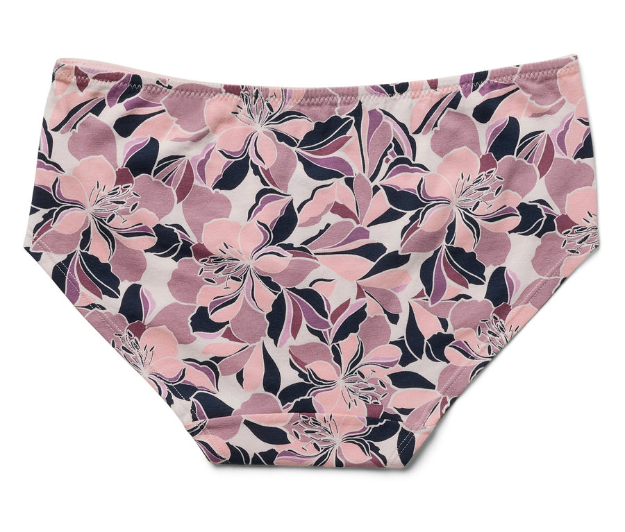 Damen-Slip mit Blumenmuster.