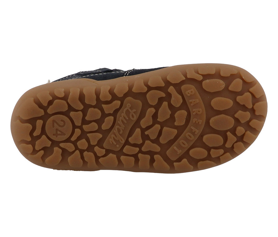 Sohle des Lurchi »Juppy Barefoot-TEX« Schuhs mit brauner Sohle.