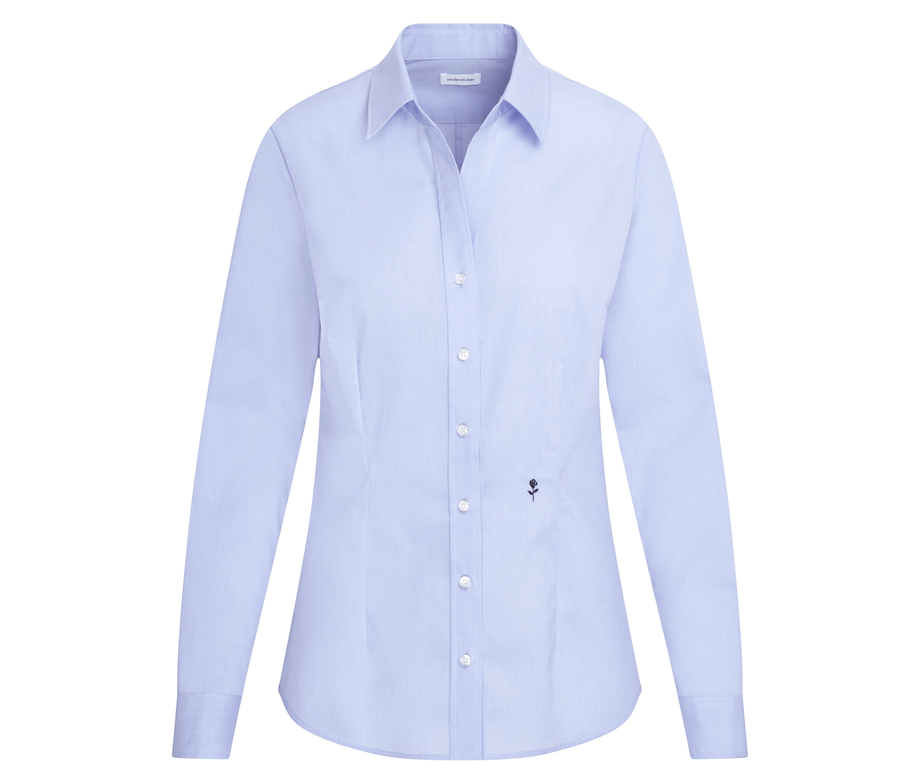 Seidensticker Bluse Slim Fit non iron, hellblau