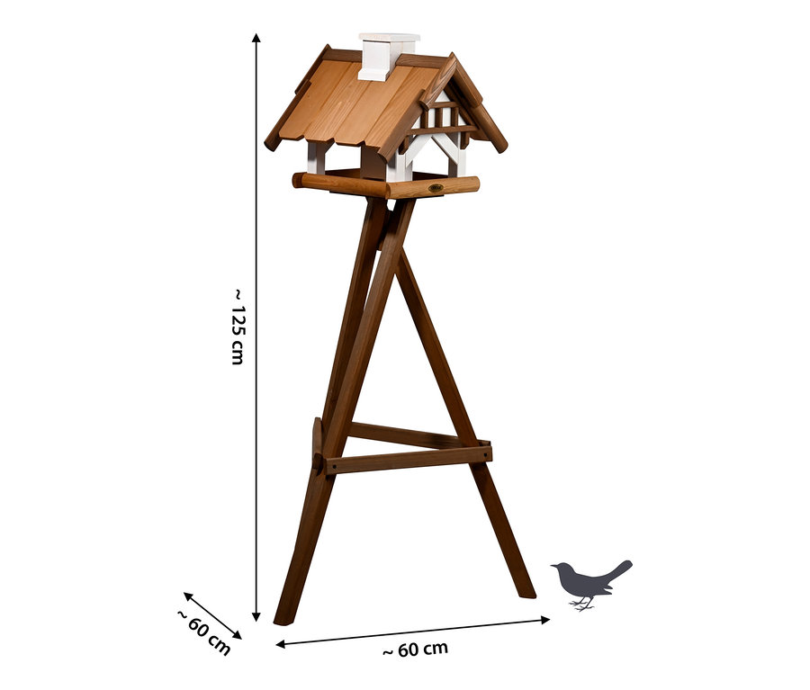 Vogelhaus "Goldener Oktober" inkl. Ständer.