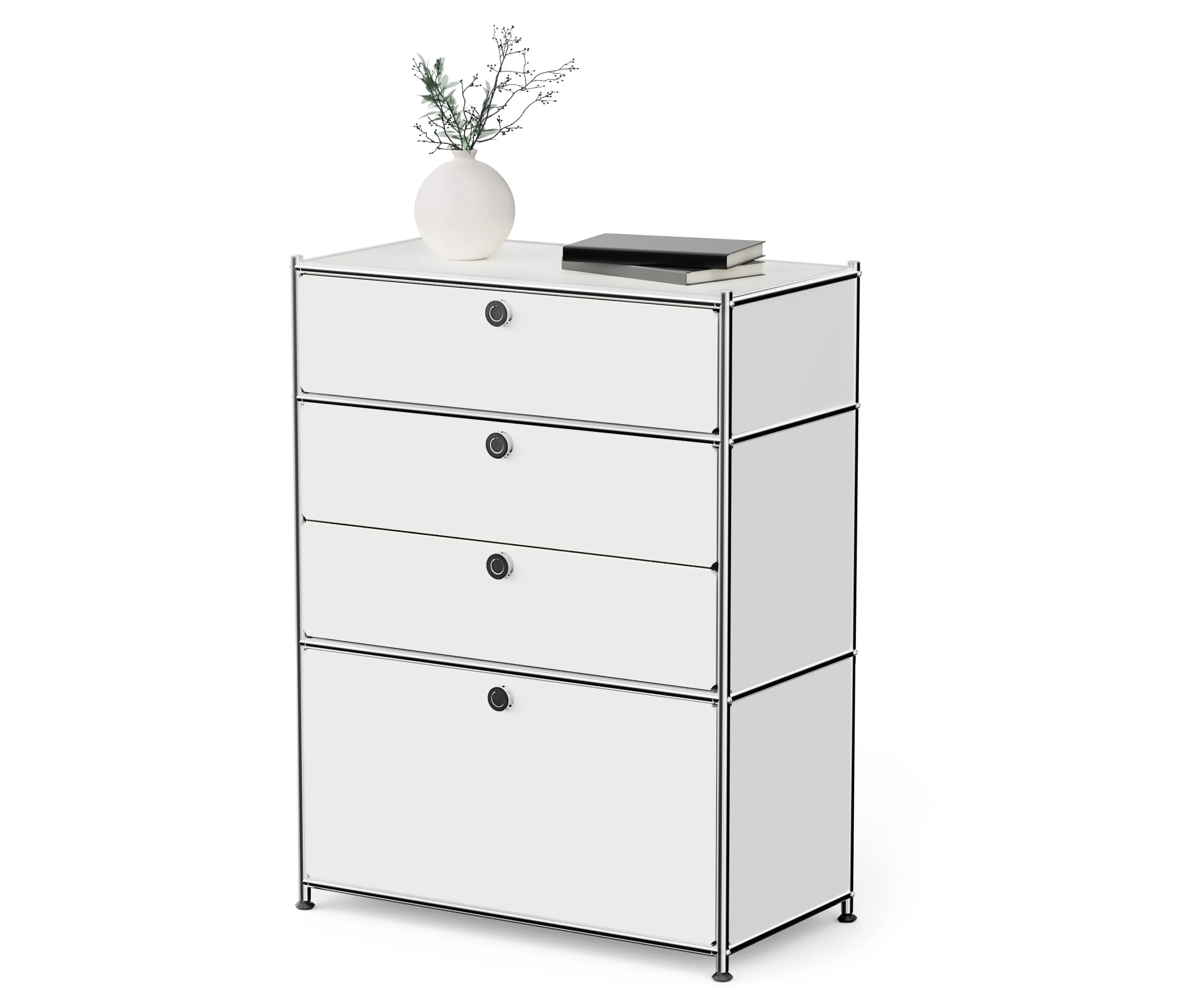 Tchibo - Kommode Metall »Cn3« mit 3 Schubladen und Klappenfach - 77x40x102cm - chrom - Stahl / Aluminium / Kunststoff. Tchibo - Kommode Metall »Cn3« mit 3 Schubladen und Klappenfach - 77x40x102cm - chrom - Stahl / Aluminium / Kunststof um den günstig Kaufen-Tchibo - Kommode Metall »Cn3« mit 3 Schubladen und Klappenfach - 77x40x102cm - chrom - Stahl / Aluminium / Kunststoff. Tchibo - Kommode Metall »Cn3« mit 3 Schubladen und Klappenfach - 77x40x102cm - chrom - Stahl / Aluminium / Kunststof
