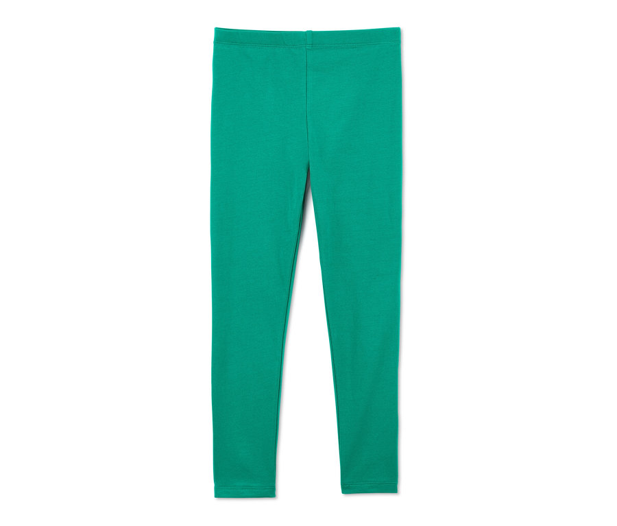 Eine grüne Leggings.