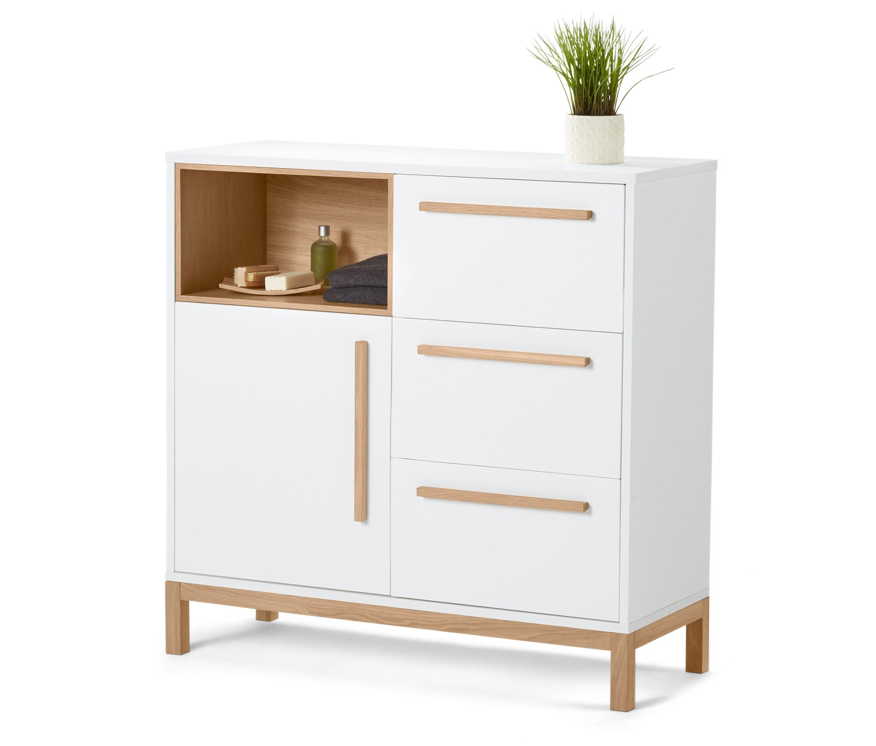 Tchibo - Bad-Sideboard »Eklund« - 90x35x89,5cm - braun -