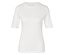 Basic Halbarmshirt, weiß