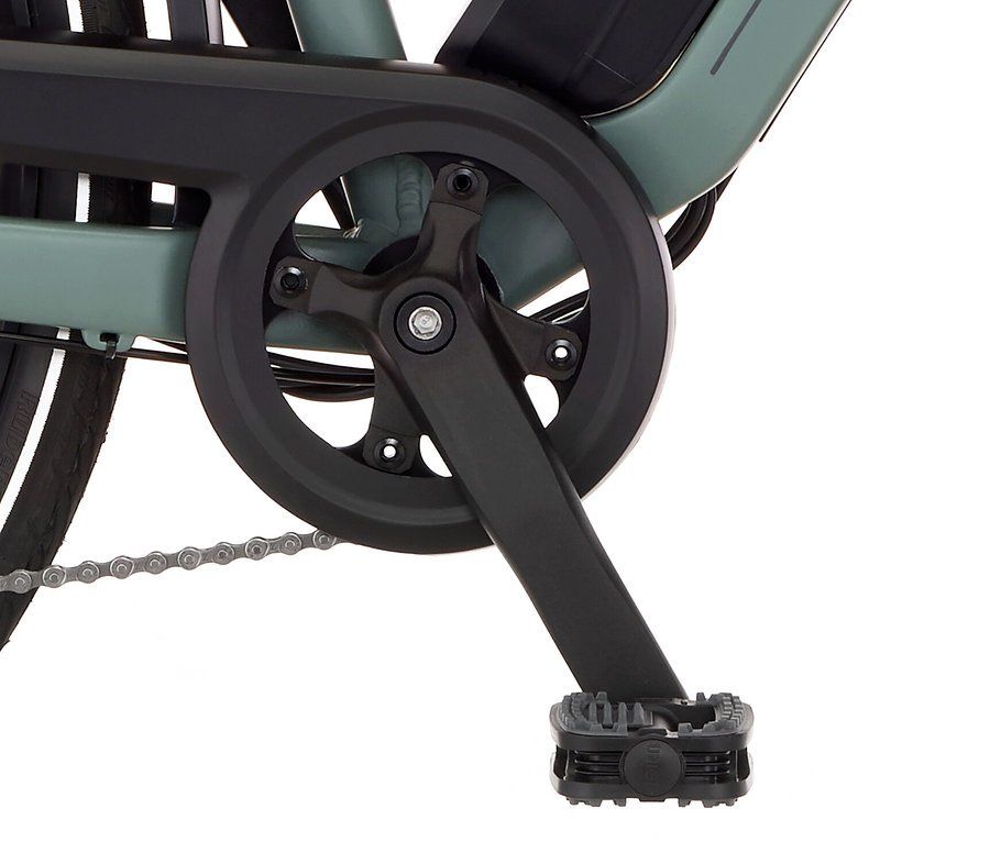 Detailansicht eines Fahrrads mit dem Fischer Viator 2.1, 55 cm und dem Fischer Viator 2.1, 45 cm.