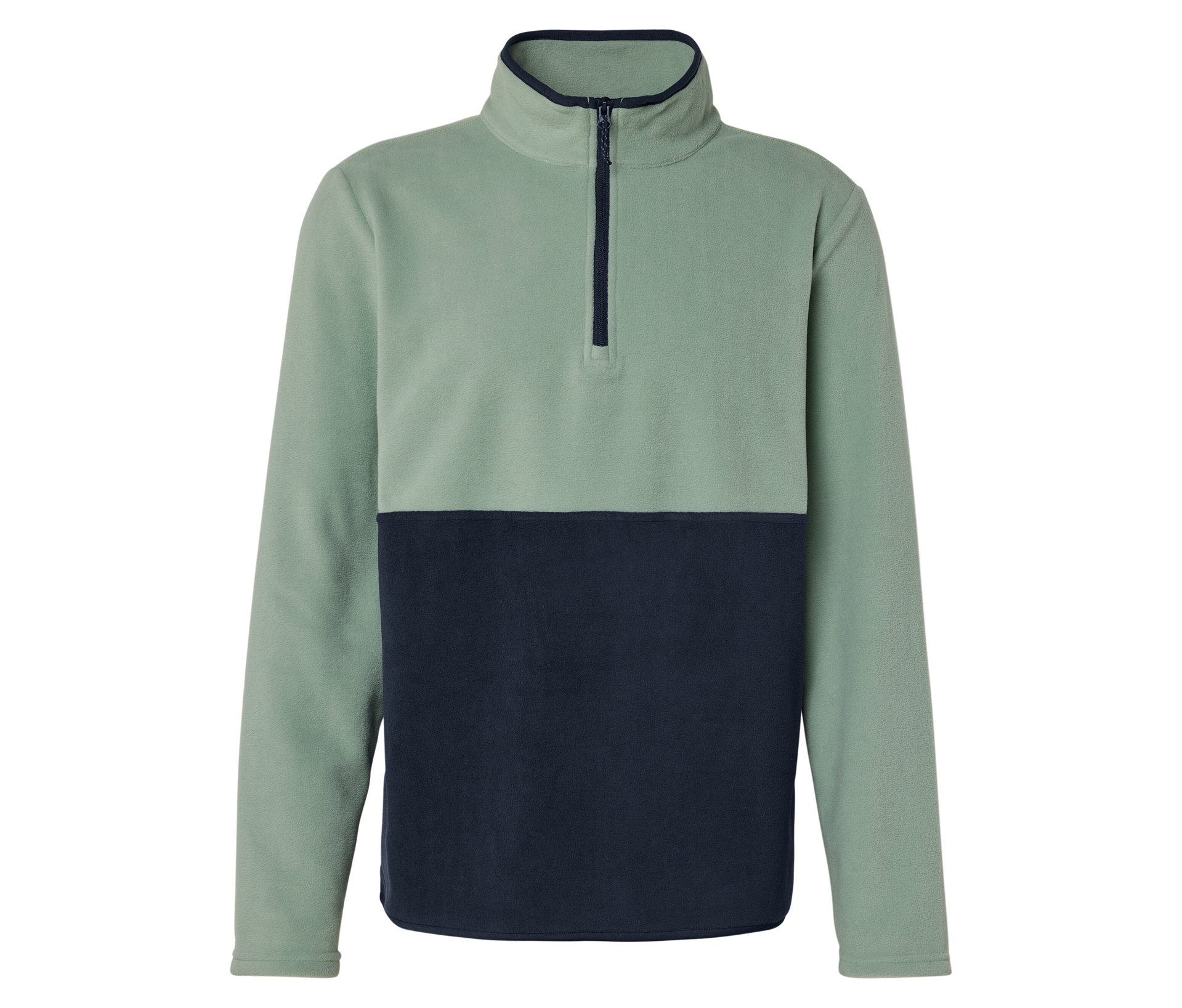 Fleece-Troyer - Herren - Gr. L - mintgrün - mintgrün