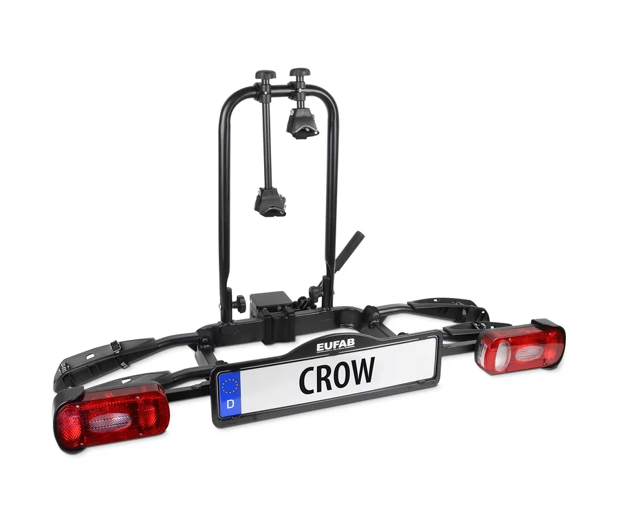 Schwarzer EUFAB-Fahrradträger »CROW«.