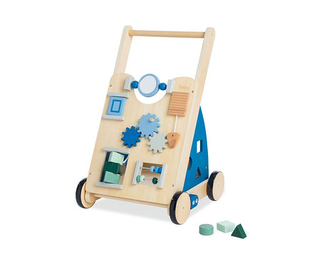 Pinolino Activity-Lauflernwagen »Titus« aus Holz mit verschiedenen Spielen und Formen.