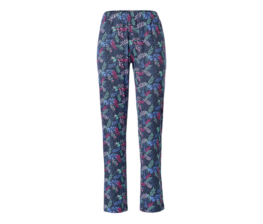 Pyjama-Hose mit Blumenmuster.