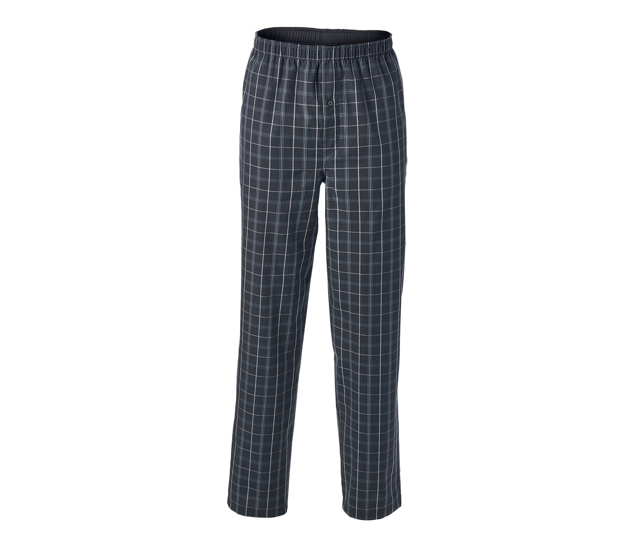 Eine karierte Web-Pyjamahose.