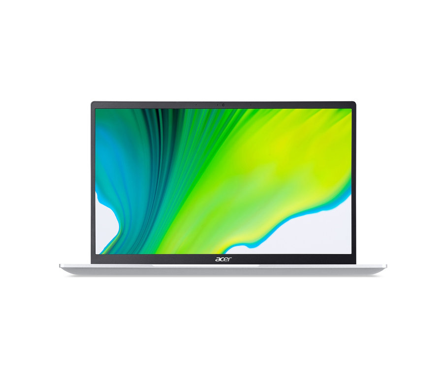 Silberfarbenes Acer Swift 1 Notebook »SF114-34« mit farbigem Bildschirm.