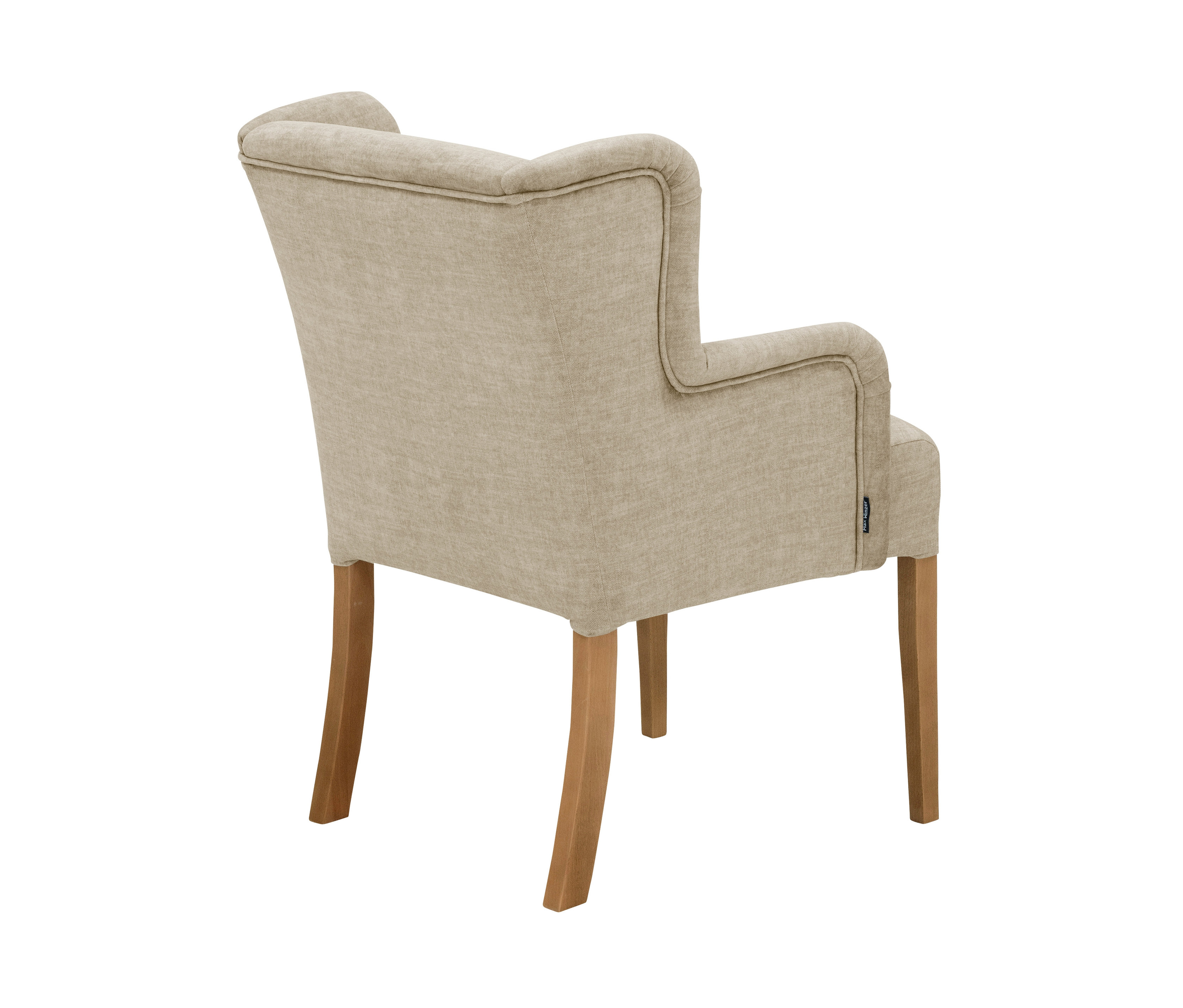 Thumbnail - Tchibo - Polsterstuhl mit Armlehne »Hendrick« - 62x64x88cm - beige - Polyester / Buchenholz