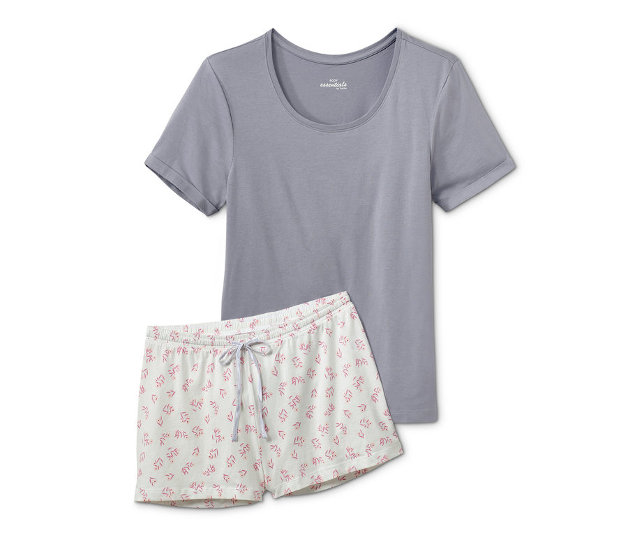 Ein grauer Shorty-Pyjama.