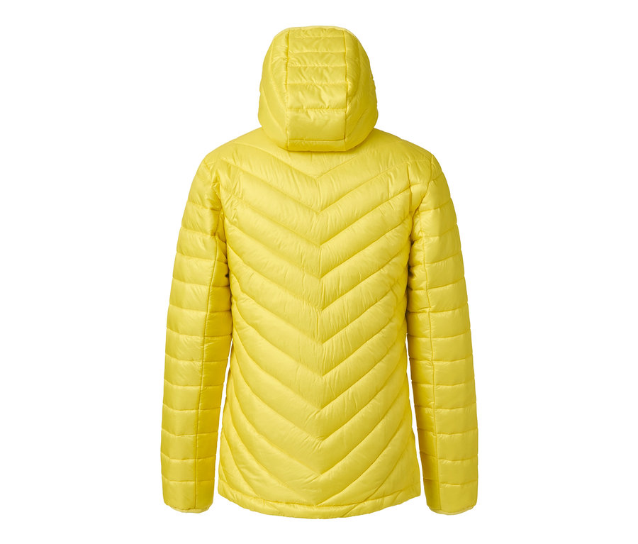 Rückansicht einer Steppjacke.