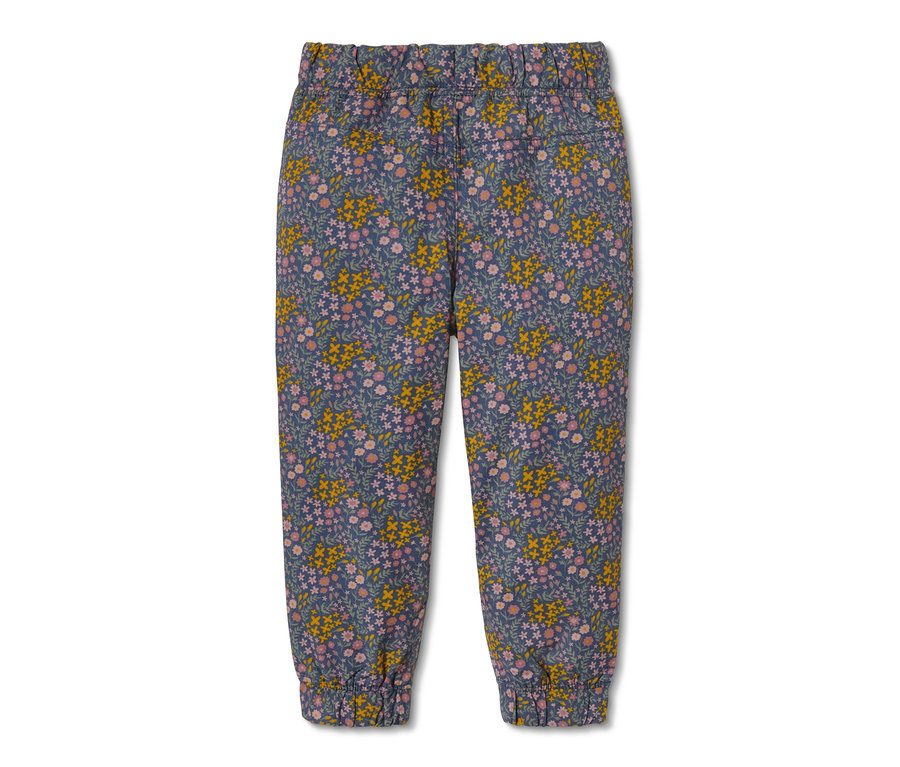 Kinder-Pull-on-Pants – Fit »Ella« mit Blumenmuster.
