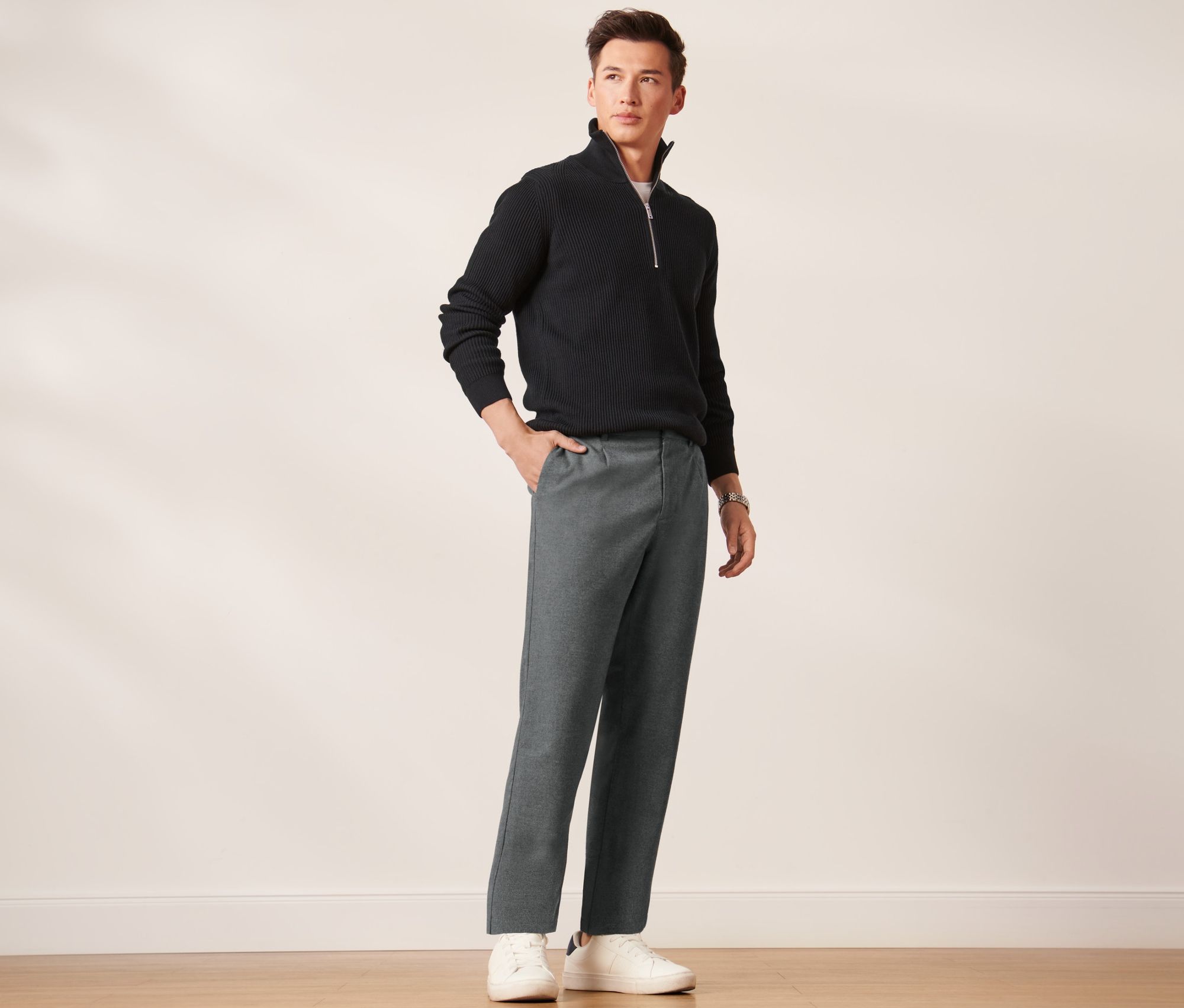 Thumbnail - Tchibo - Comfort-Chino - Herren - Gr. XL - grau