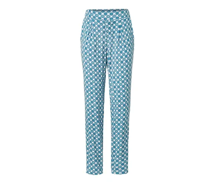 Eine Jerseyhose mit Alloverprint.