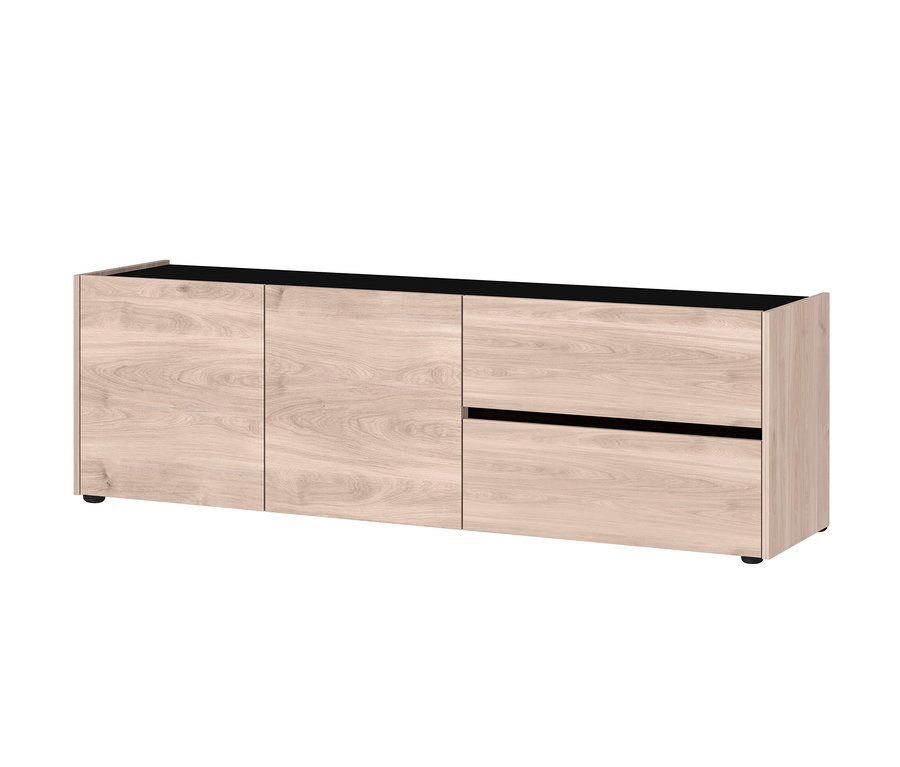 Lowboard »Cantoria« mit zwei Schränken und einer Schublade.