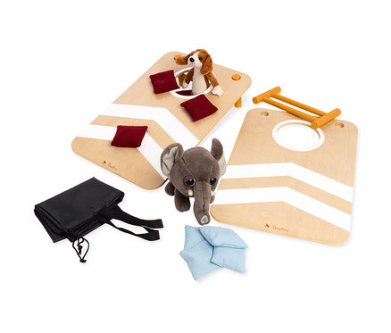 Pinolino Cornhole »Bennet«, 13-teilig Spielzeug mit Stofftieren und Säckchen.