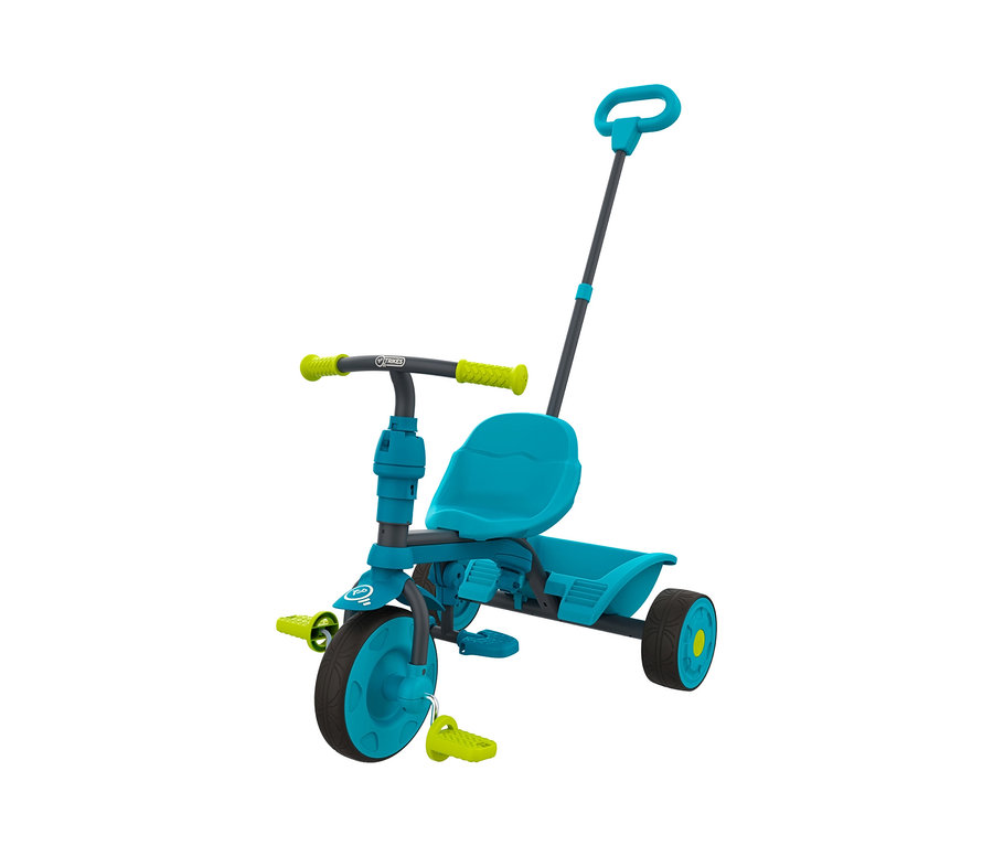 Blaues TP Toys 4-in-1-Dreirad »Dino«.
