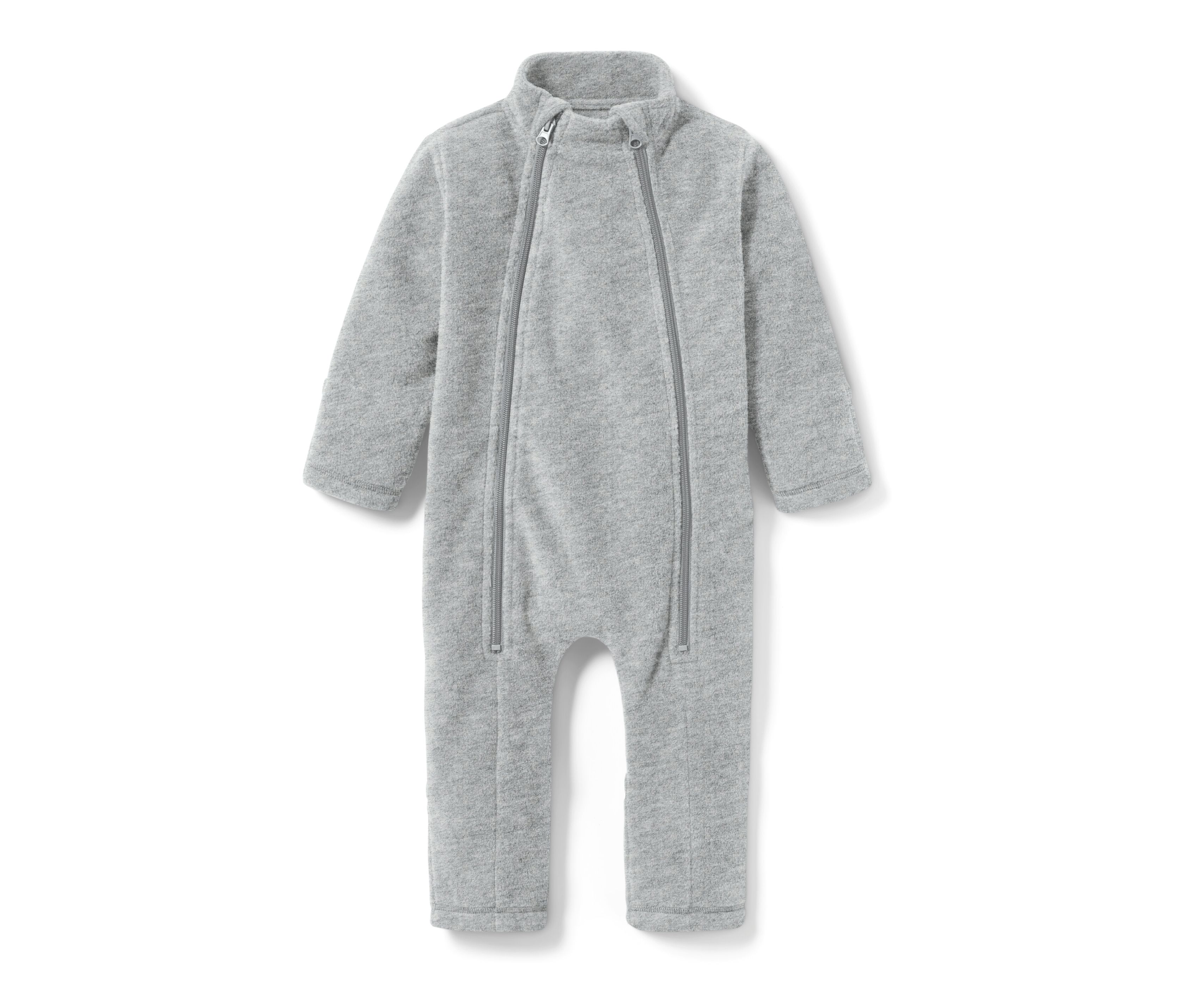 Thumbnail - Tchibo - Baby-Fleece-Einteiler - Herren - Gr. 86/92 - grau