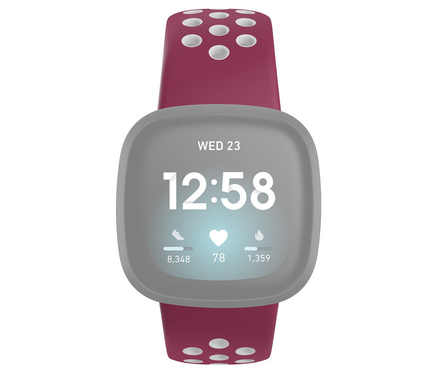 Fitbit Fortschrittliche Gesundheits-Smartwatch »Sense«, mondweiß, inkl. Zusatzarmband.