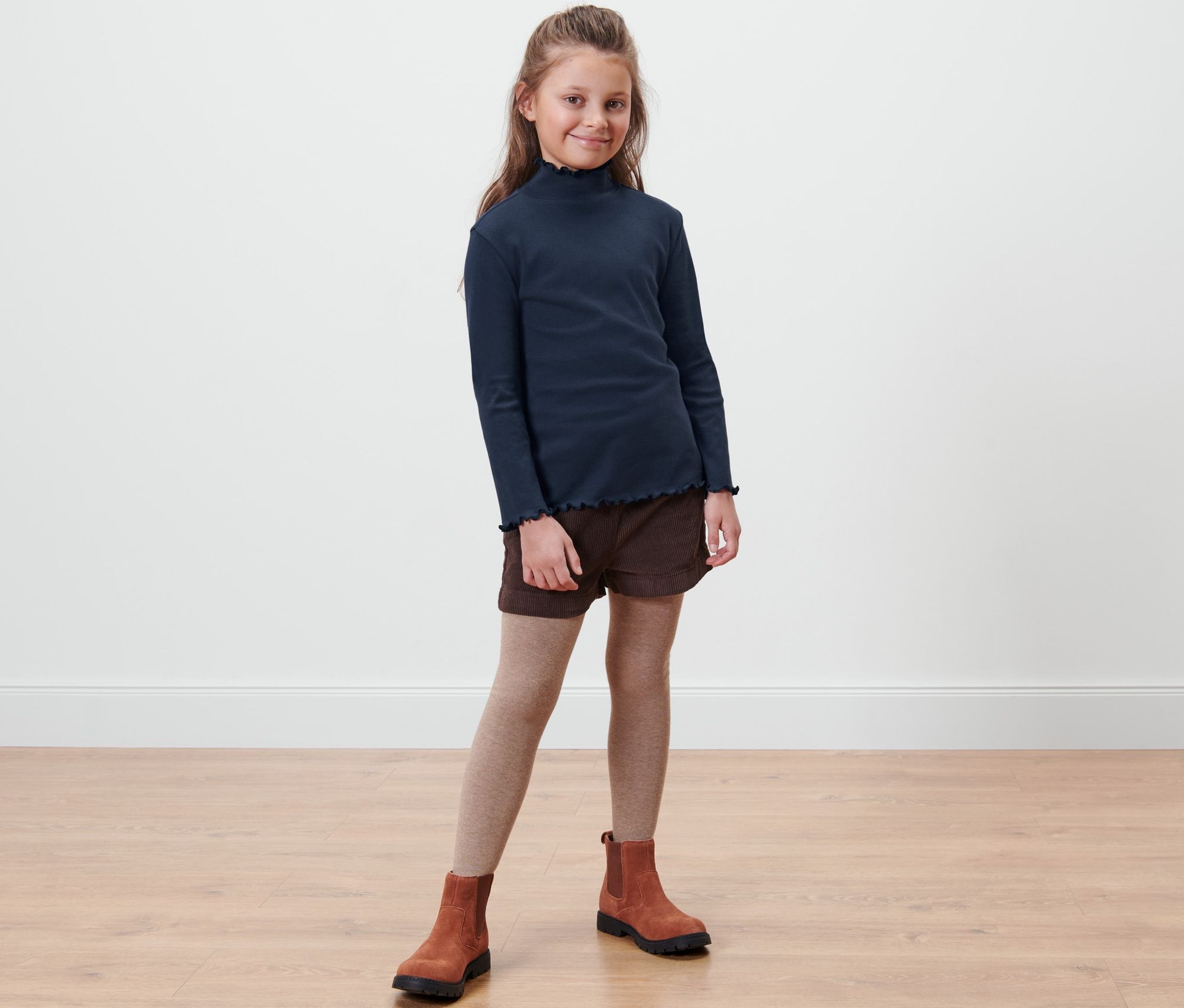 Thumbnail - Tchibo - Kinder-Langarmshirt - Mädchen - Gr. 158/164 - dunkelblau