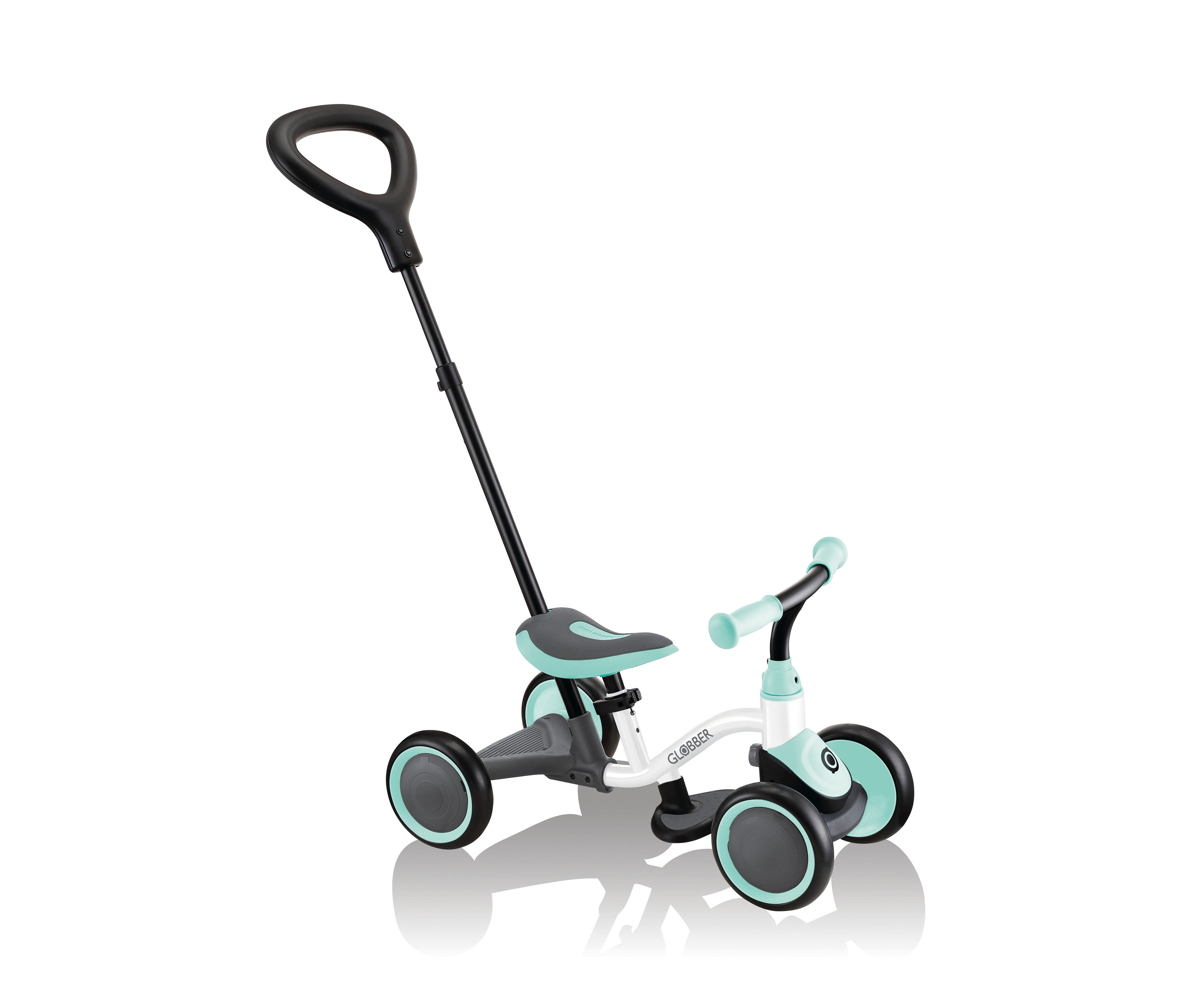 GLOBBER Kinderrad » Learning Bike 3 in 1«, weiß-mint.