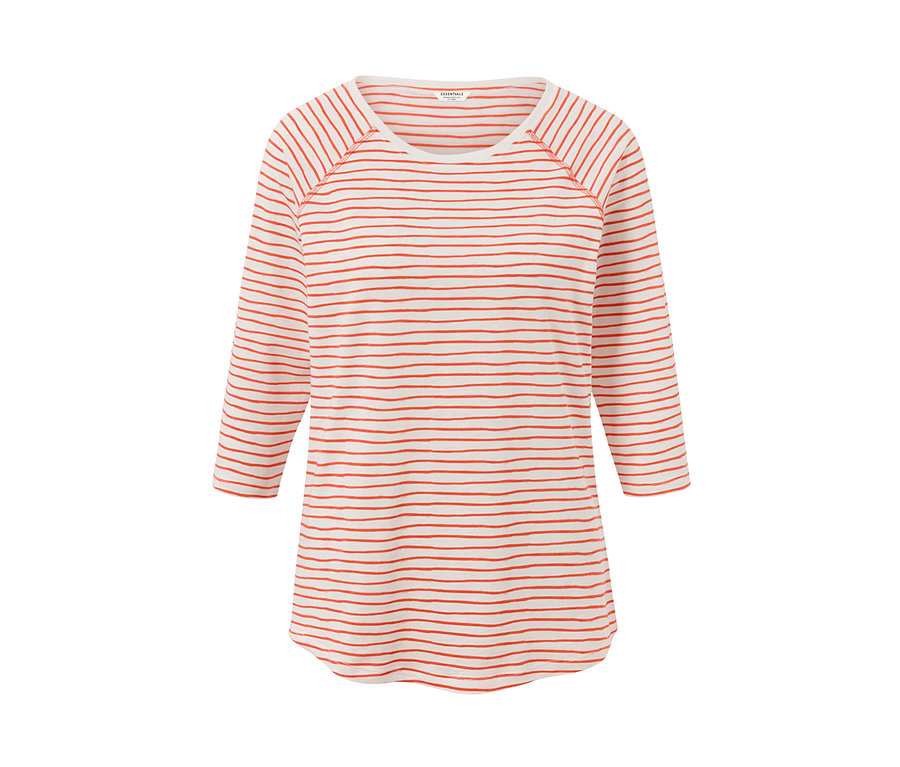 Gestreiftes Shirt mit 3/4-Arm.