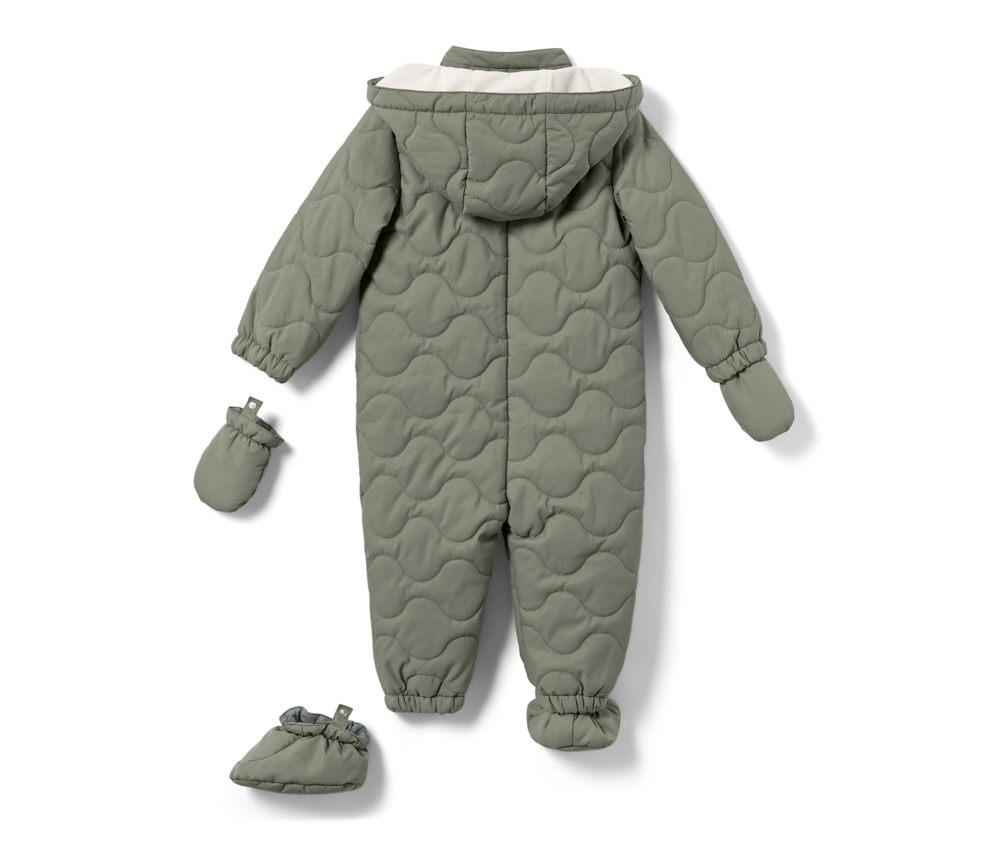 Thumbnail - Tchibo - Baby-Winteroverall - Baby - Gr. 62/68 - olivgrün