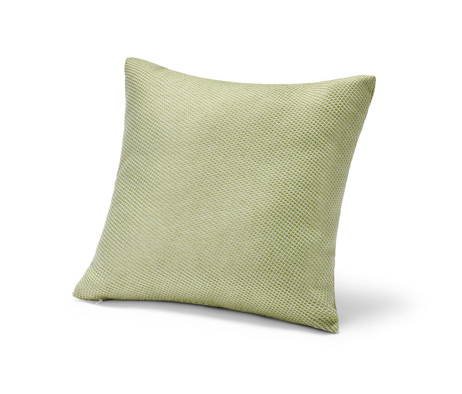 Ein hellgrünes Premium-Outdoor-Kissen.
