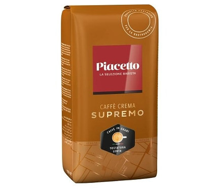 Eine Packung Piacetto Supremo Caffè Crema.