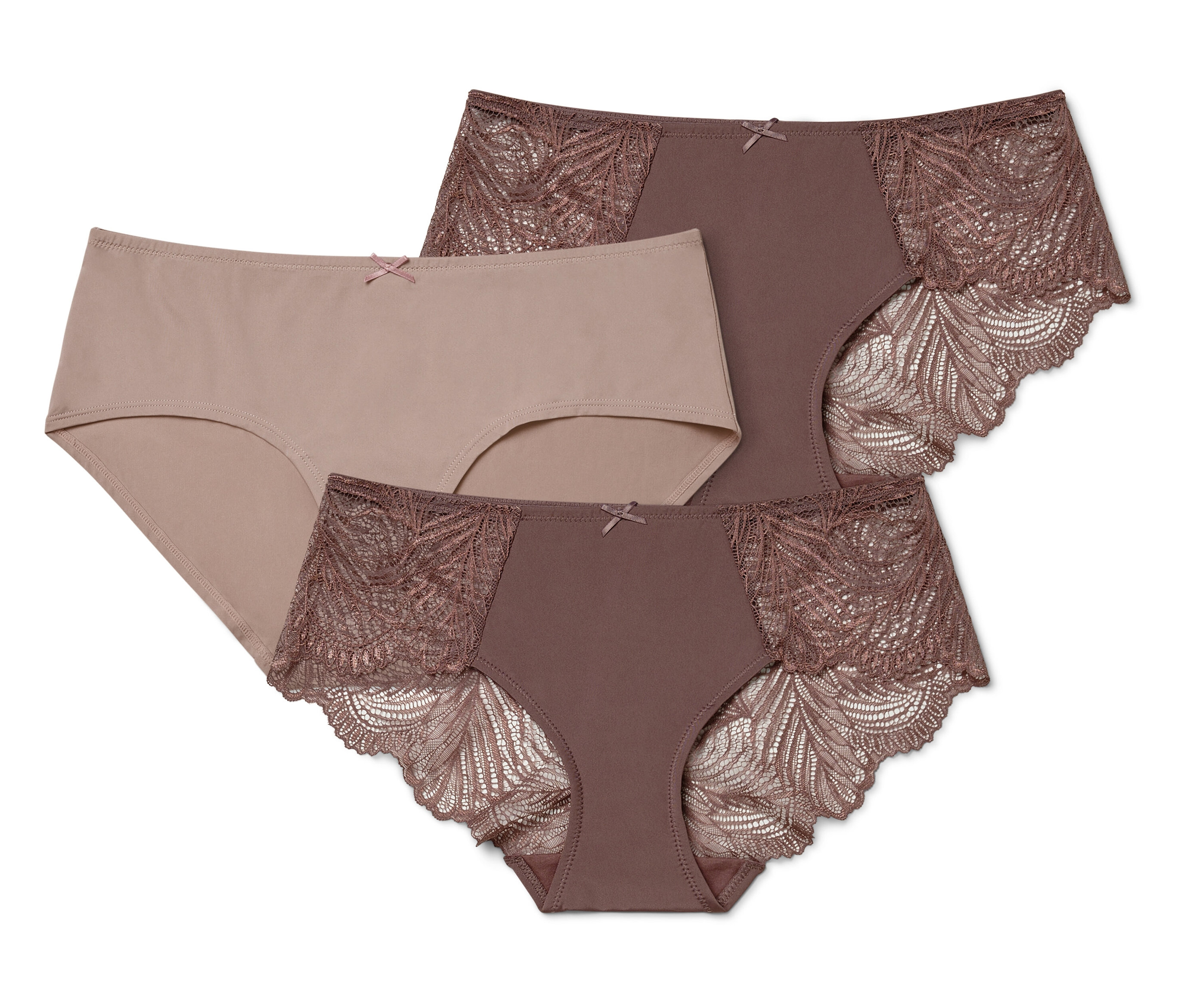 Pantys - Damen - Gr. XXL - braun - braun