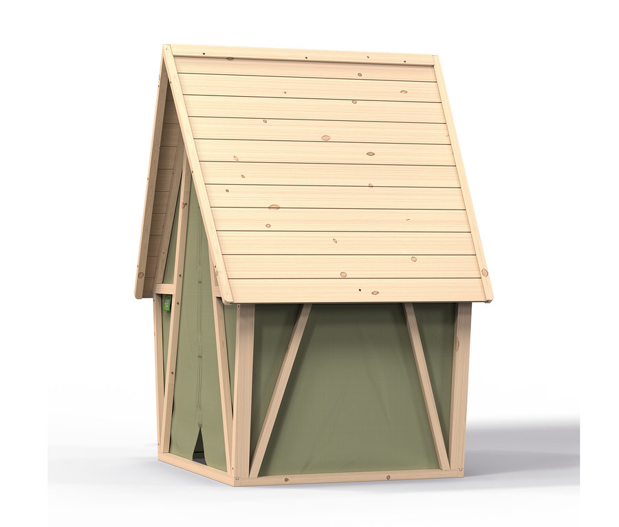 Das EXIT Spielhaus »Yuki 100« von vorn.