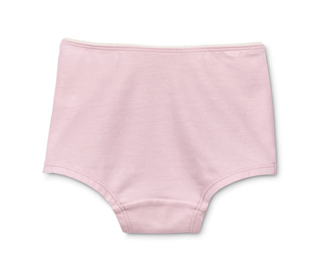 Einzelne rosafarbene Mädchen-Panty aus einem 7er-Pack.