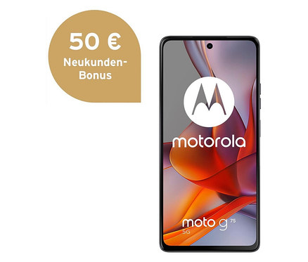 Graues Motorola moto g55 5G 256GB Smartphone.