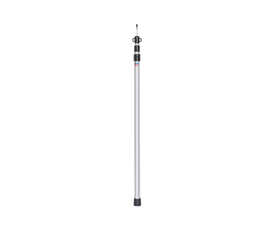 Eine Tambu 2 Aluminium-Teleskopstange vor weißem Hintergrund.