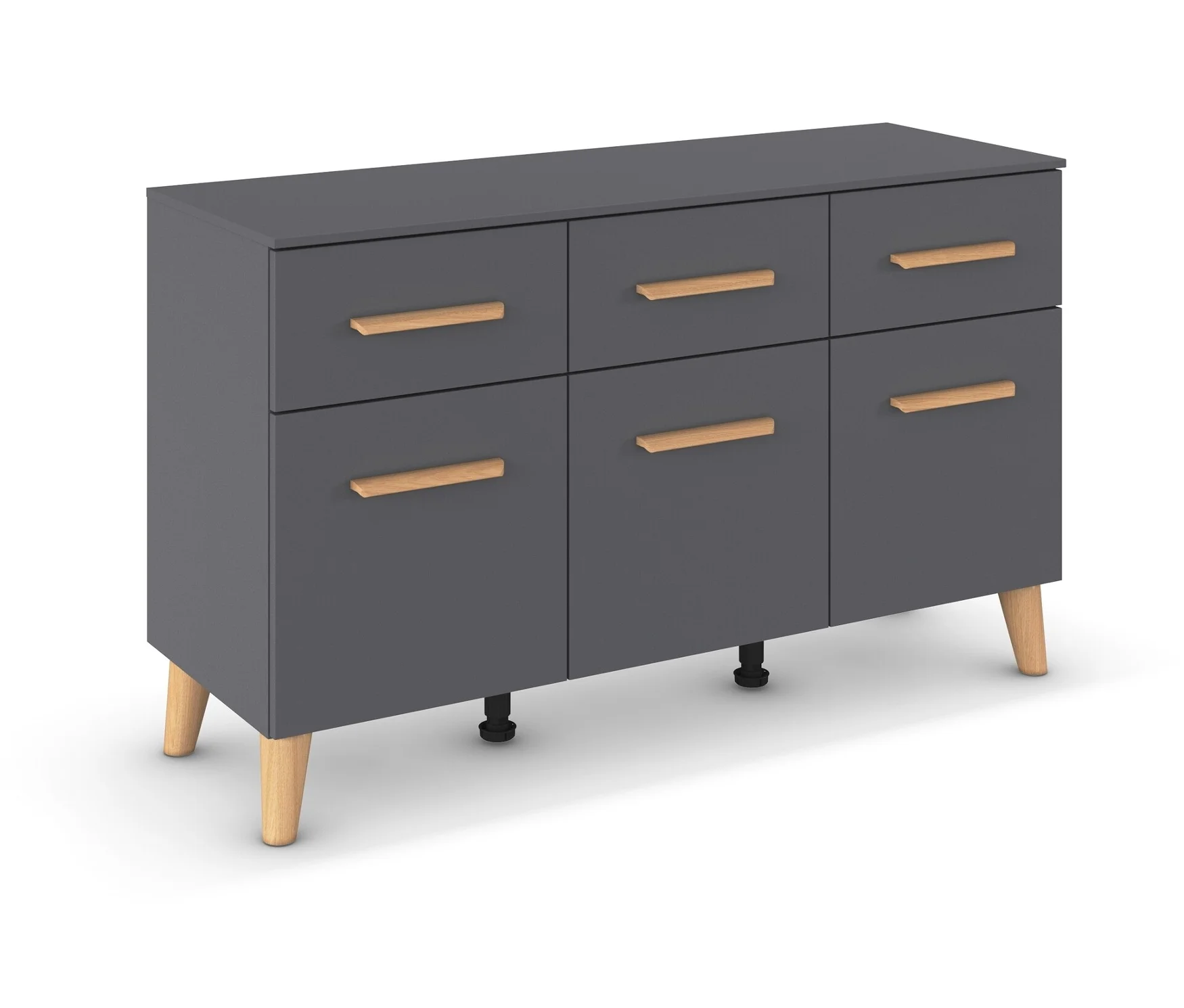 rauch Kommode »Skandi« - 120x42x72cm - grau -