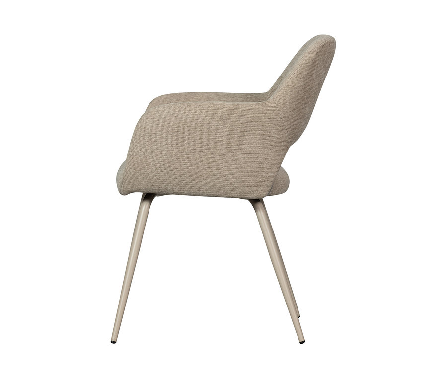 Ein naturfarbener Woood Stuhl »Jenny« aus einem 2er-Set.