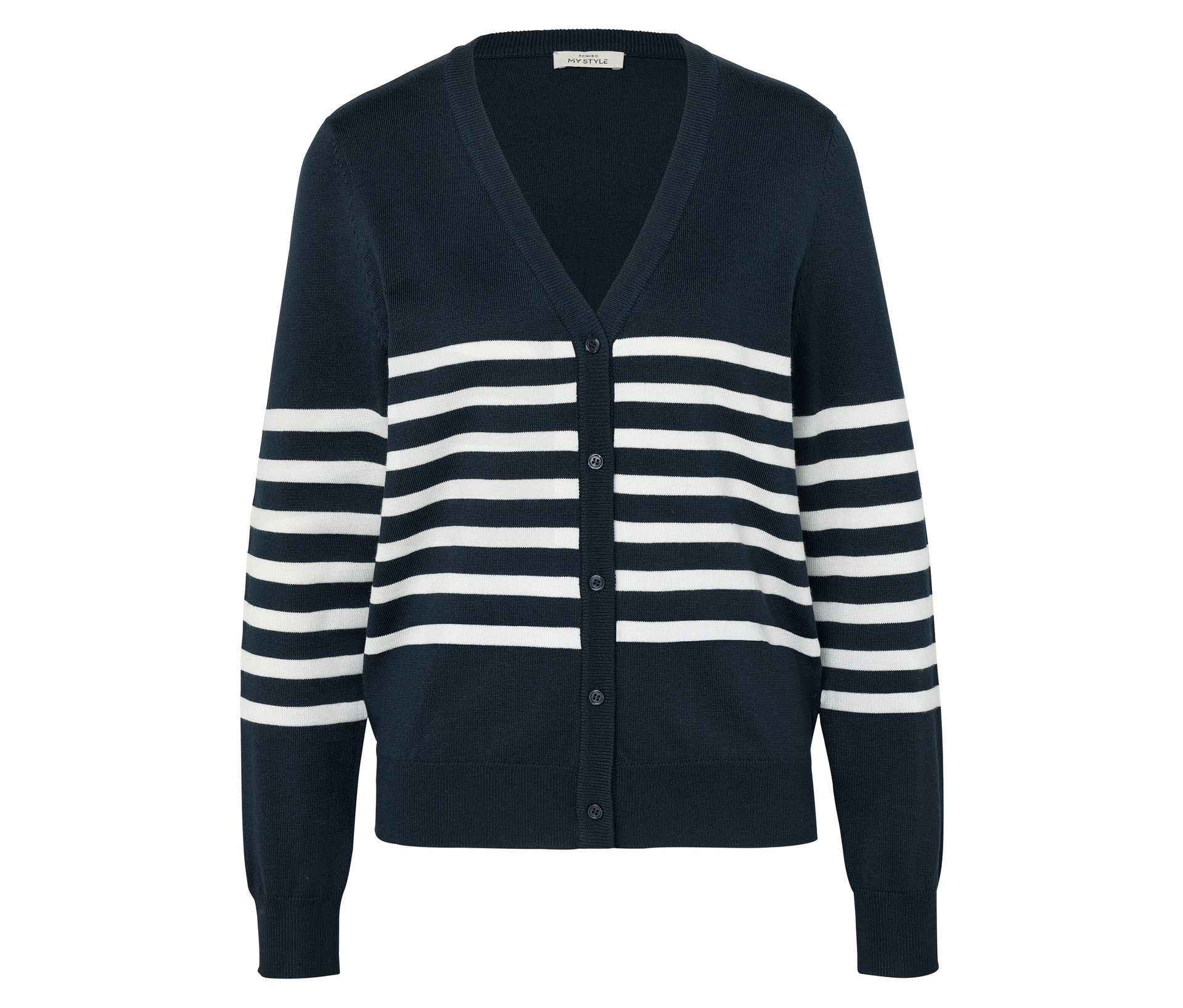 Feinstrick-Cardigan - Damen - Gr. M - dunkelblau - dunkelblau