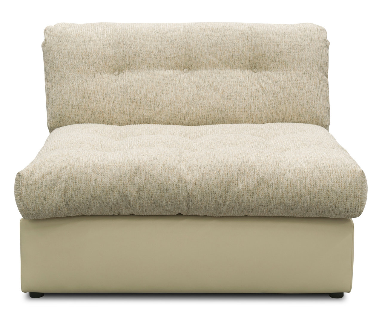 Nahaufnahme des DOMO Sofa »800 026«, Einermoduls mit cremefarbener Polsterung und Rückenlehne.