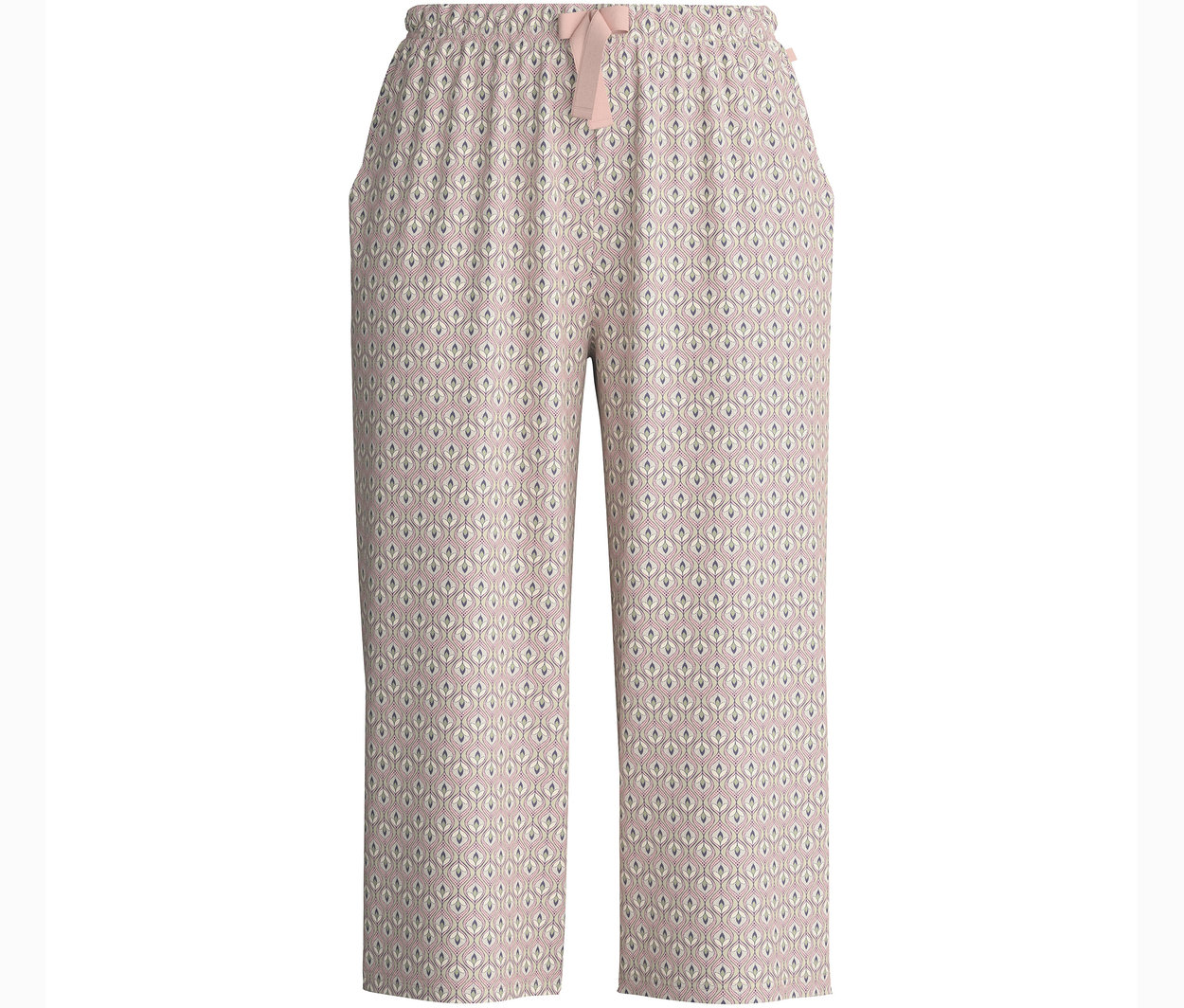 Die Calida »Favorites Arts« 3/4-Hose mit Muster und Schleife am Bund ist zu sehen.