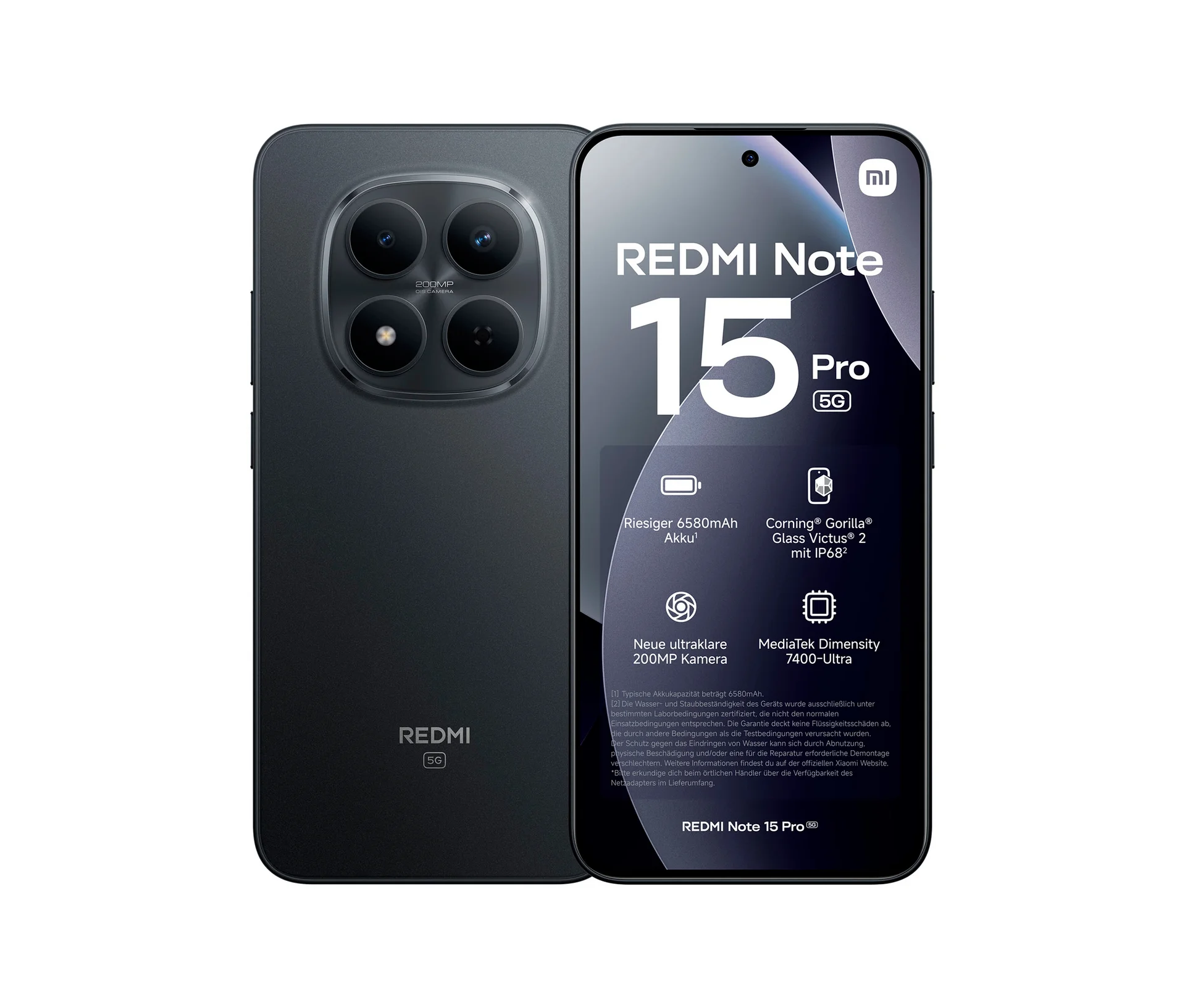Xiaomi Redmi Note 15 Pro 256 Gb Black Mit Allnet Flat L Flex - Image 3