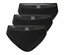 Drei schwarze SCHIESSER Rio-Slips.