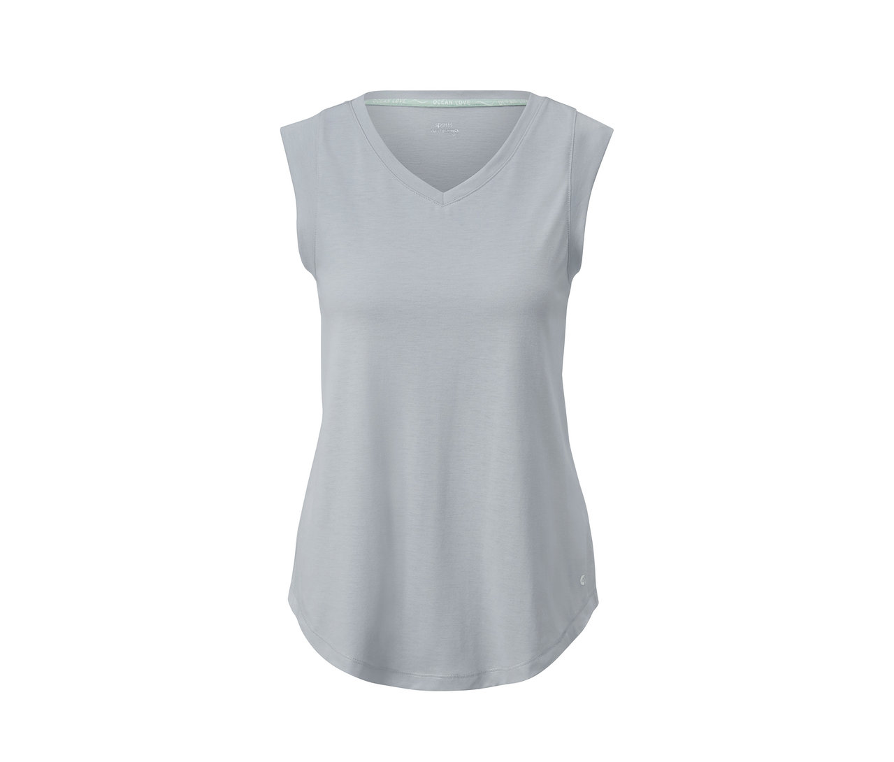 Helles graues Top aus einem 2er Set Tops.