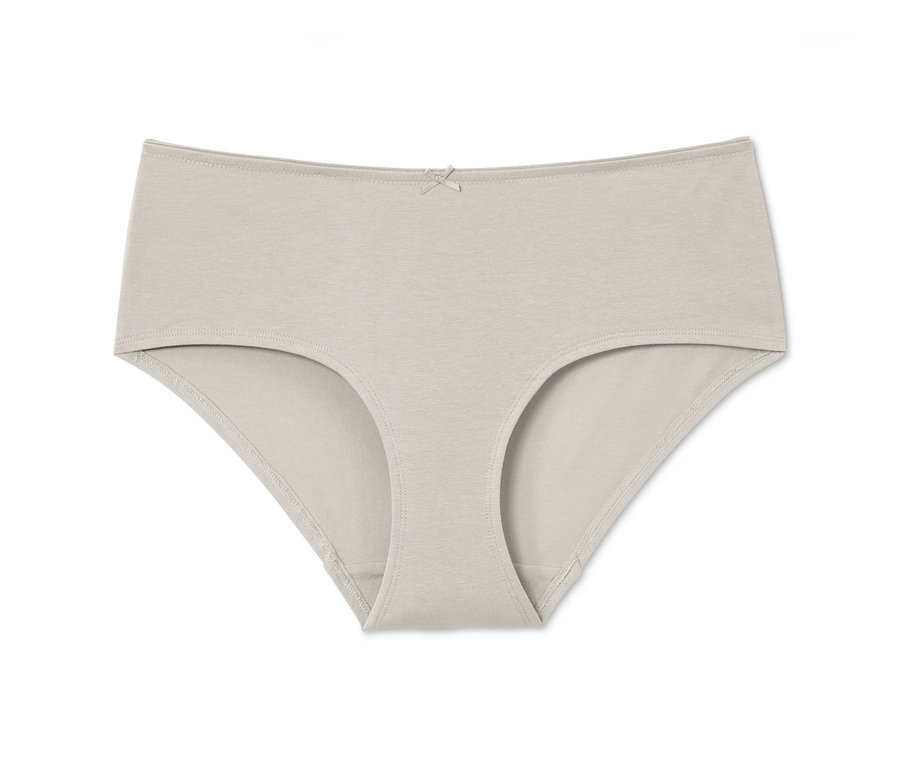 Detail einer einzelnen, beigen 5 Pantys.